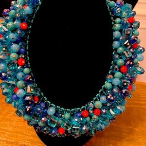 Rochinda Teal Mixed Bib